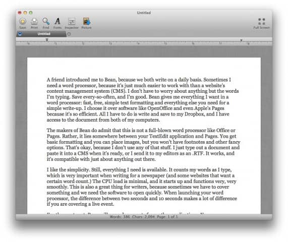 Word Processor For Mac Os